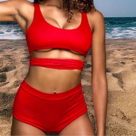 Buffbunny Collection Other - Buff Bunny Bikini Bottom - Tropic Like It's Hot Bottoms Women’s Small